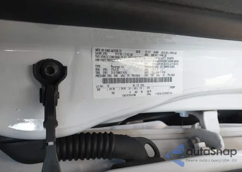 2013 Ford Focus Se z USA, uszkodzony, nr VIN 1FADP3K2XDL213612